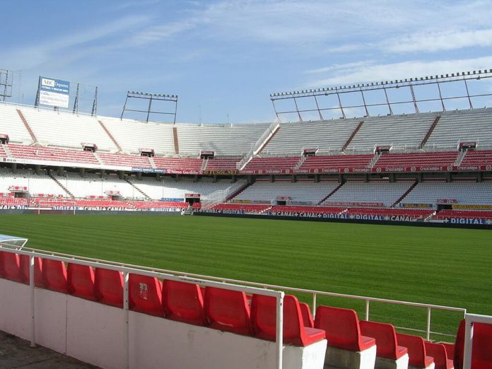 Innenansicht Stadion FC Sevilla, Estadio Ramón Sánchez Pizjuán