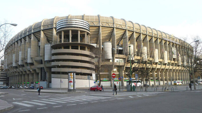 Estadio Santiago Bernabéu Aussenansicht