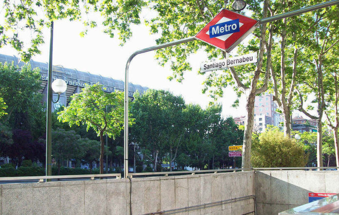 Metro Estadio Santiago Bernabeu Madrid