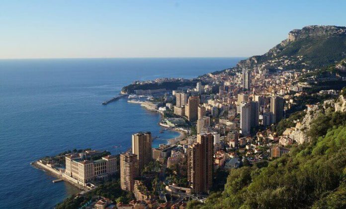 Monaco Luftaufnahme