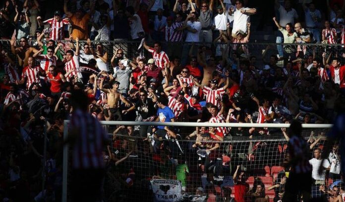 Fans Athletic Bilbao, altes Estadio San Mamés