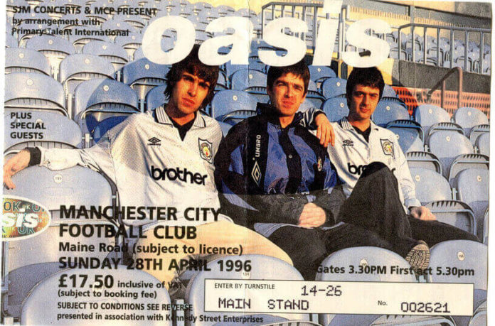 Oasis und Manchester city