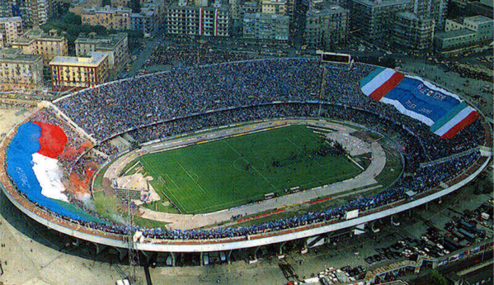 Stadio San Paolo, Stadion von SSC Neapel 1987