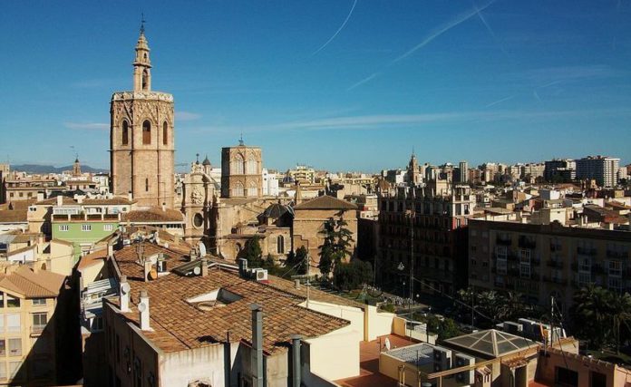 Kathedrale in Valencia, unweit Estadio Mestalla