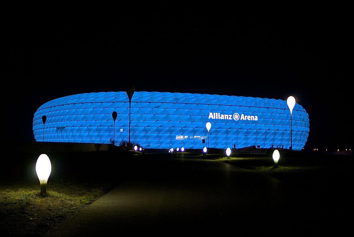 AllianzArena 1860 München blau