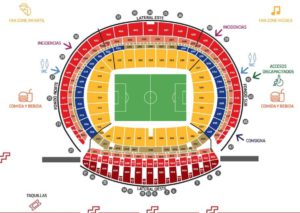 Stadionplan Wanda Metropolitano Sitzplan Atletico_Madrid