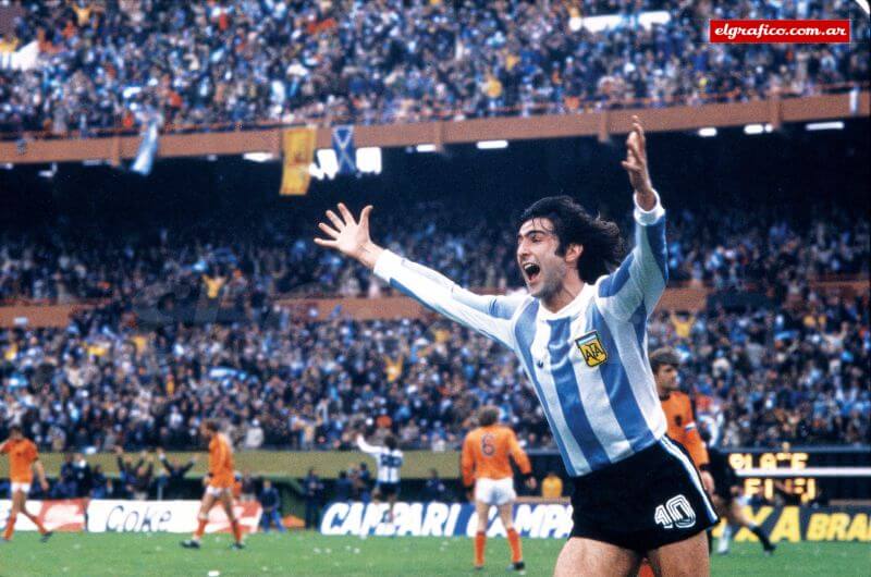 Kempes Argentinien Fußball Weltmeister 1978